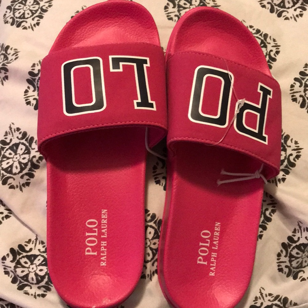 Girl polo slides brand new just no tags